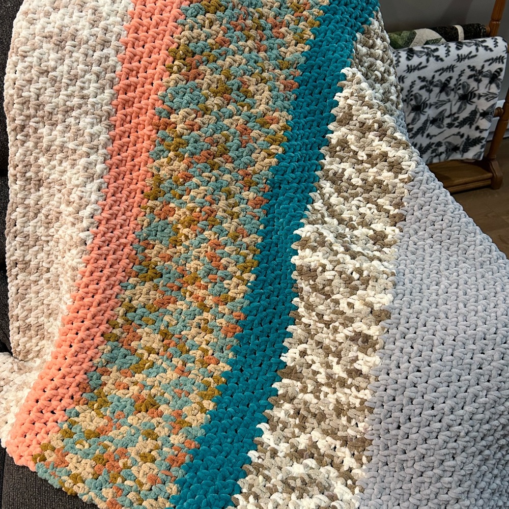 Handmade crochet blanket